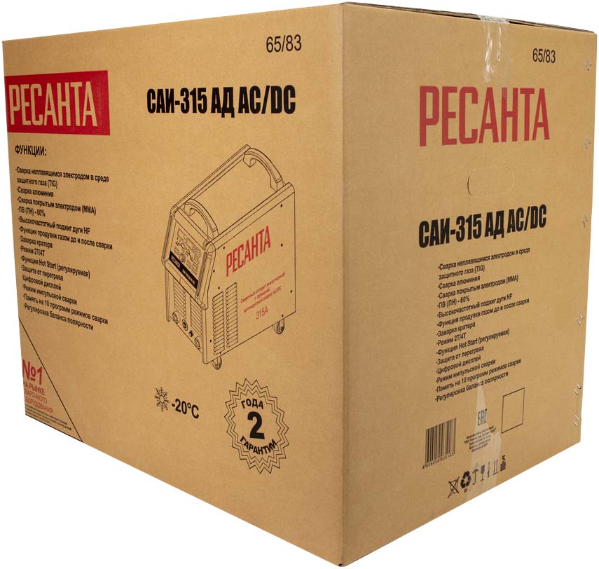 Коробка Ресанта САИ-315АД (АС/DC)